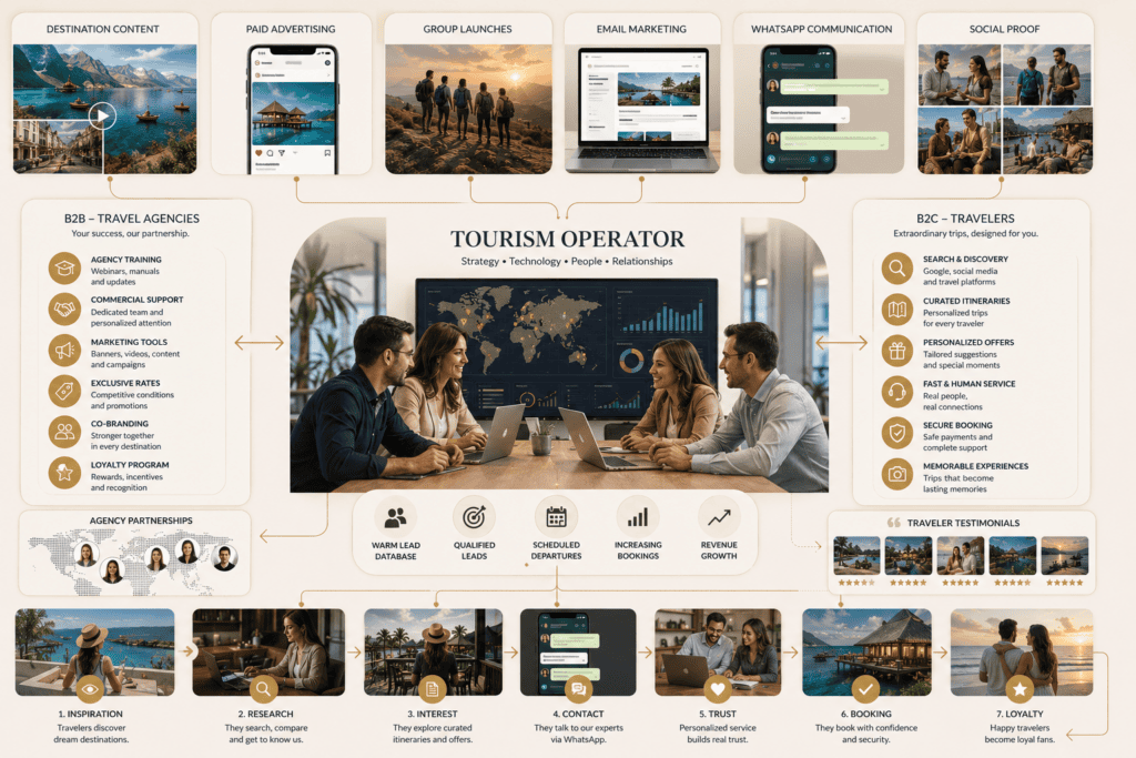 Marketing para Operadoras de Turismo: Como Crescer em Um Mercado Que Se Dividiu em Dois
