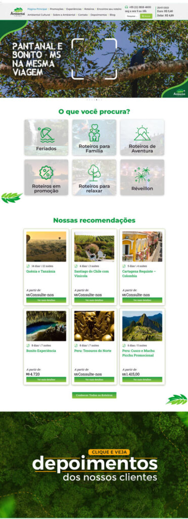 site ambiental turismo